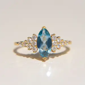 Natural Topaz Ring