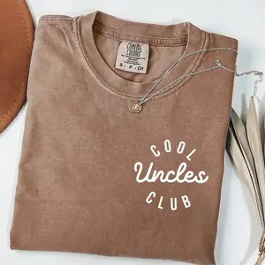 Comfort Colors Cool Uncles Club Shirt, Pregnancy Announcement Tshirt, Cool Uncle T-shirt, New Uncle Tee, Gift For Uncle, Comfort Colors Graphic Tee, Casual Outfit, Vintage Wash Shirt, Oversized Women’s Outfit, Apr14