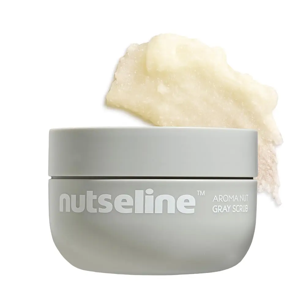 [nutseline] Aroma Nut Grey Scrub 200ml - Moisturizing, Removes dead skin, Refines dull surface