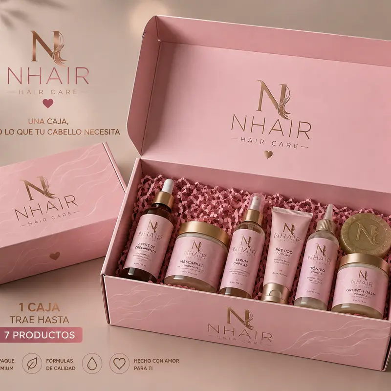 NhAir Premium Haircare Duo - Youth-Focused Paraben-Free Coconut Oil Treatment, Nourishing Liquid Oil for Dry Locks, Rosemary-Infused Natural Serum, Healthy Hair Kit & Hydrated Hair Solution