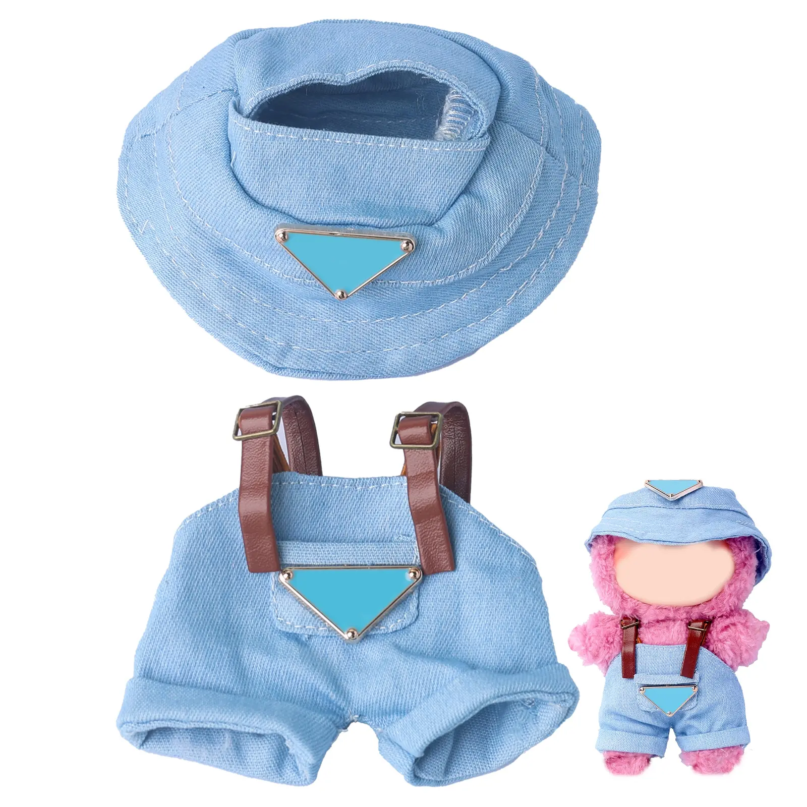 Cowboy Blue Overalls (No Doll)