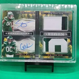 “Sauce Gardner” Garret Wilson Dual Origins Rookie Patch Gold booklet /10