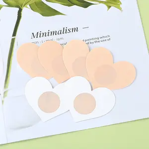 Disposable Plum Blossom Nipple Covers, Disposable Non-Woven Fabric Breast Covers, Anti-Exposure Nipple Covers, Waterproof Invisible Seamless Breast Covers for Swimming
