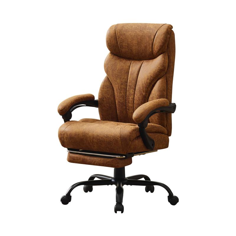 Big and Tall Office Chairs with Foot Rest,500LBS Wide Ergonomic Gaming Chair,90-155°Recline Executive Leather Computer Chairs, Brown Color cola  my office  chair Office Chair with Footrest