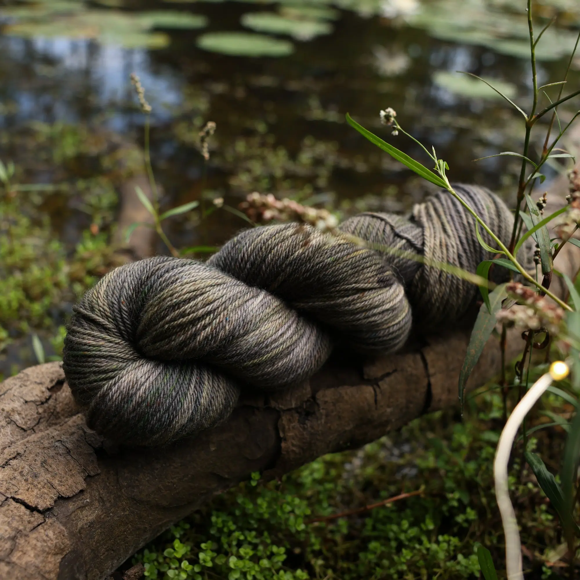 BAD SHEEP YARN Later Gator - Superwash Merino Wool - Hand Dyed Swamp-Toned Yarn for Knit and Crochet