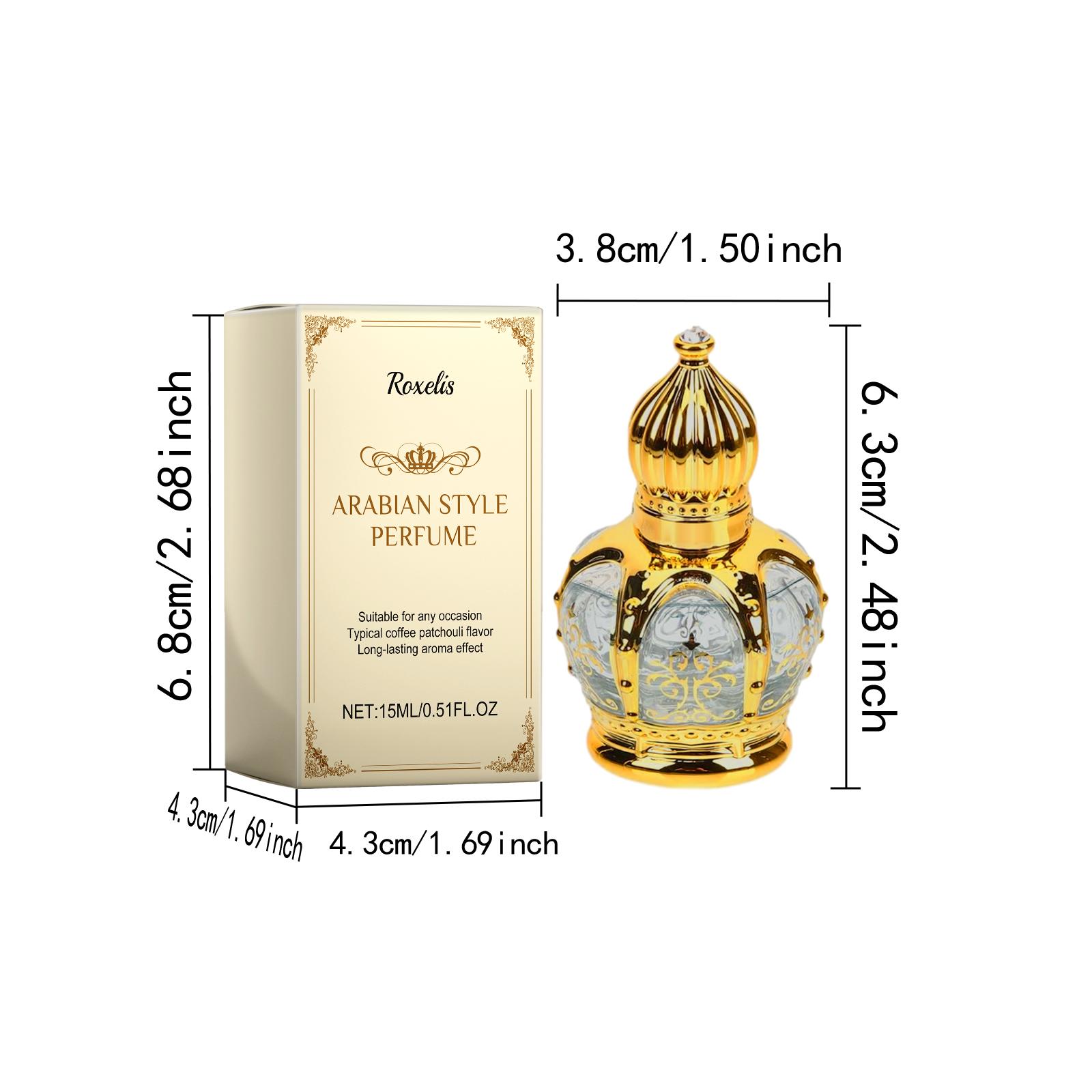 Roxelis Coffee Patchouli Fragrance, Natural Fresh Light Elegant Long Lingering Fragrance Show Charm Atmosphere Dating Perfume