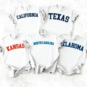 Vintage Varsity College T-Shirt Soft and Comfortable Fittable Cotton Graphic Tee for Women's Everyday Wear Breathable Fabric Retro Style Top