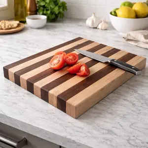 Striped Maple Walnut Cutting Board