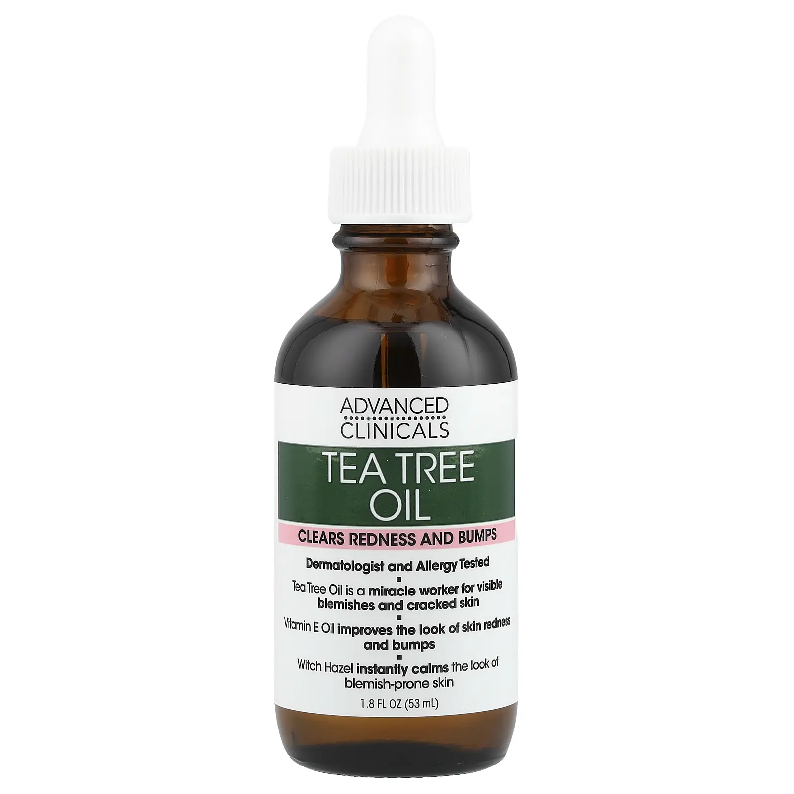 Advanced Clinicals Tea Tree Oil, 1.8 fl oz (53 ml)