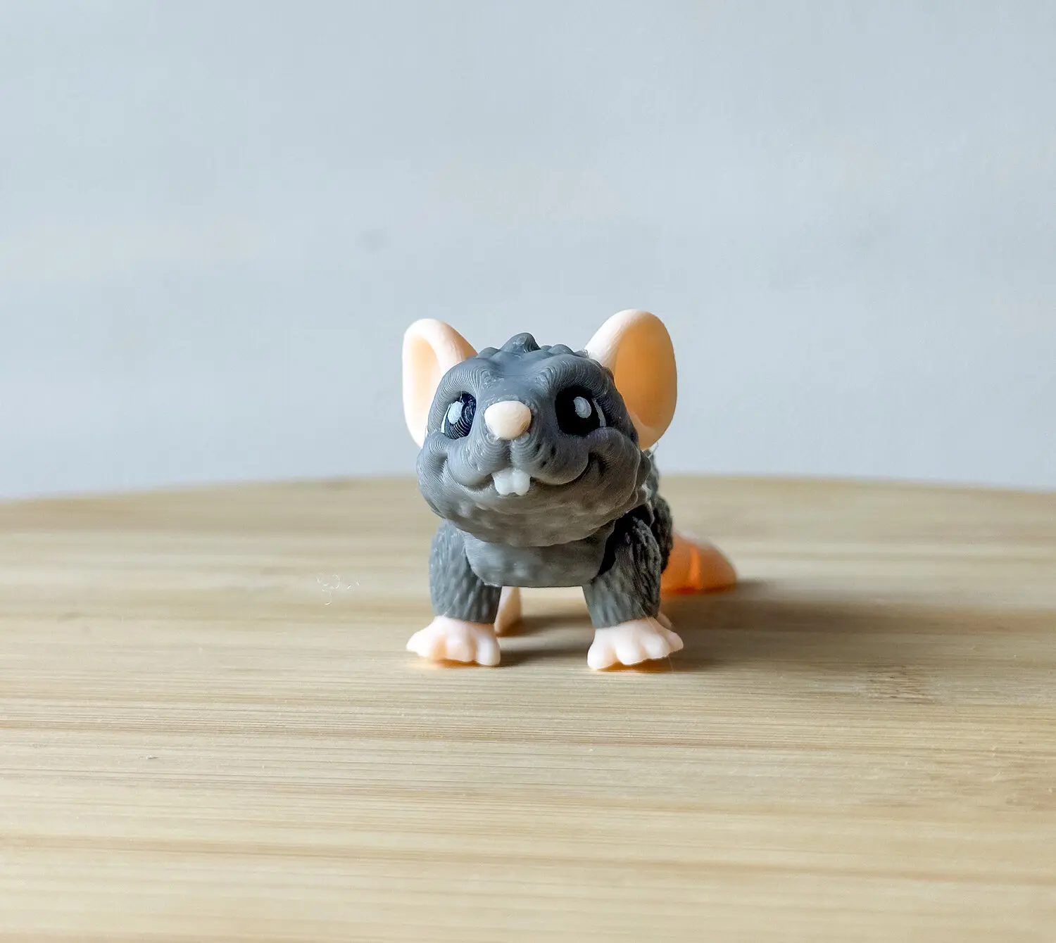 Chinchilla 3D Printed Fidget Toy | Flexi Cute Chinchilla | Sensory Desk Toy | Animal Lover Gift