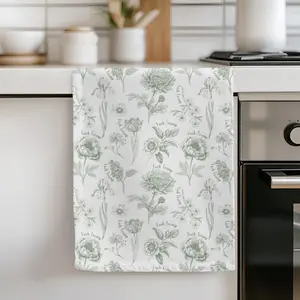 Subtle F*ck Trump Hand Towel, FDT Tea Towel, French Toile Kitchen Towel, Anti Trump Housewarming Gift, Trump Sucks Patriotic Gift for Mom