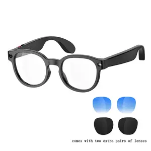 Ai Smart Glasses with HD Camera, Real-Time Translation, 1080P Recording, Magnetic Charging, Long Battery Life, Bluetooth-compatible Connectivity, Multifunctional Smart Glasses