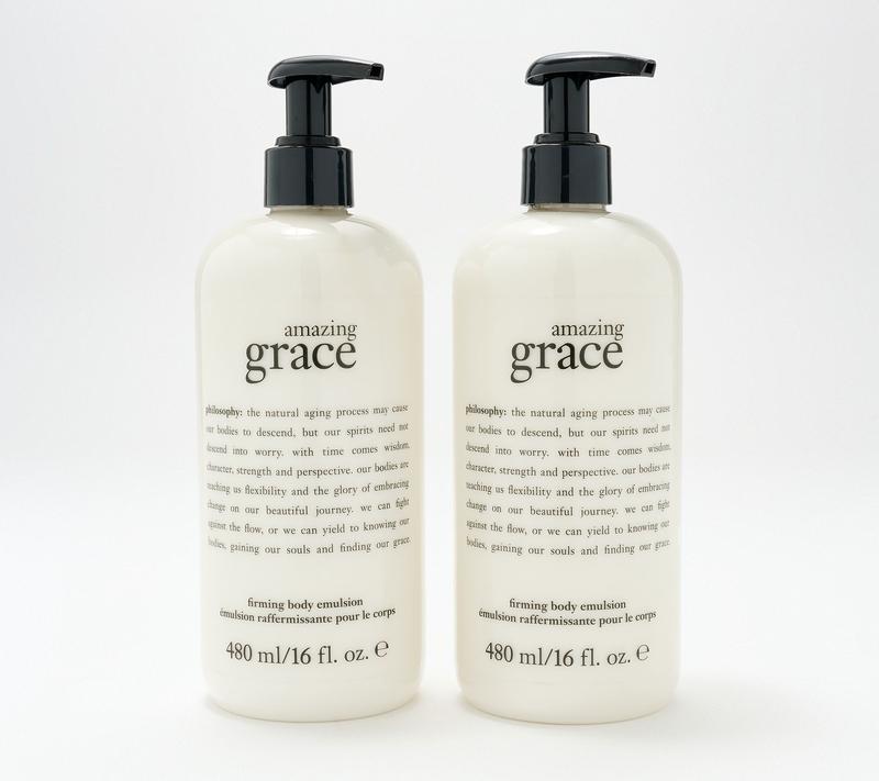 philosophy 16oz grace fragrance firming body emulsion duo