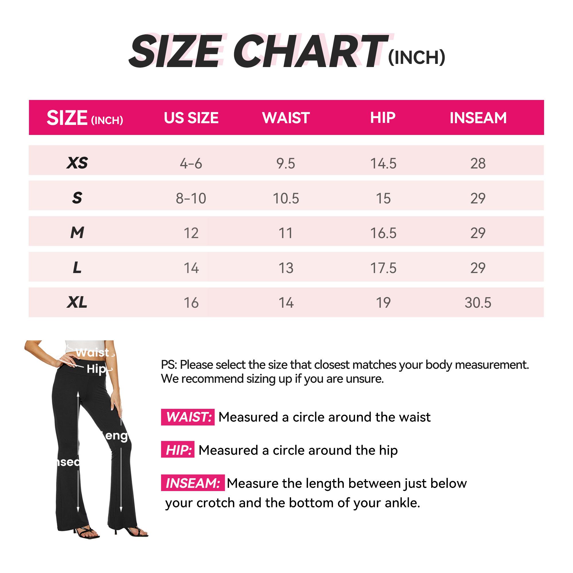 Viconow Flare Leggings for Women with Pockets - High Waist Bike Pants for Gym Workout Yoga Solid Color Casual Wear