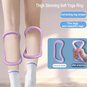 Yoga Ring Leg Slimmer Pilates Circle Stretch Relax Shoulder Back Beauty Fitness Exercise Aid Home Gym Equipment