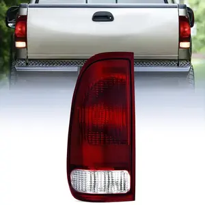 Nilight 1997 1998 1999 2000 2001 2002 2003 Ford F150 1997 1998 1999 Light Duty 1999 2000 2001 2002 2003 2004 2005 2006 2007 Ford Super Duty Taillight Assembly Dark Red Rear Lamp Replacement OE Style Driver Side