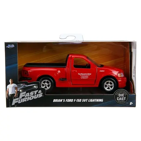 Jada 1:32 Brian’s 1999 Ford F-150 Lightning (Red) – Fast & Furious