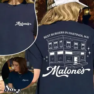 Malone's Hannah Shirt T- Shirt - Off Campus Briar U Hockey Movie Shirt - Sweatshirt - Hoodie Unisex Heavy Cotton Tee - Off Campus Merch