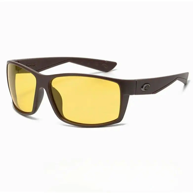 2132-Tea-colored frame, night vision (yellow lens)