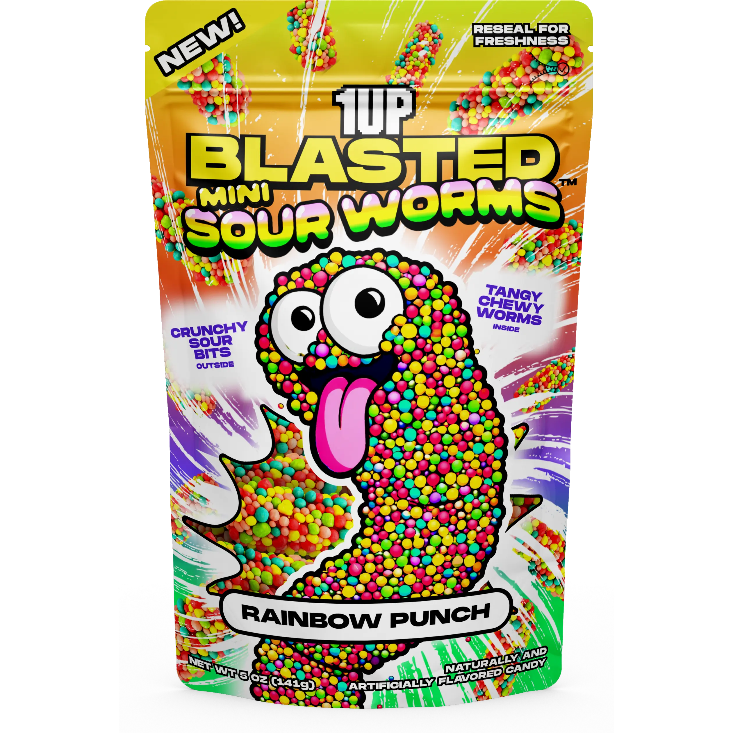 Rainbow Mini Sour Worms Rainbow Mini Sour Worms