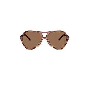 Diesel Aviator Sunglasses in Striated Brown