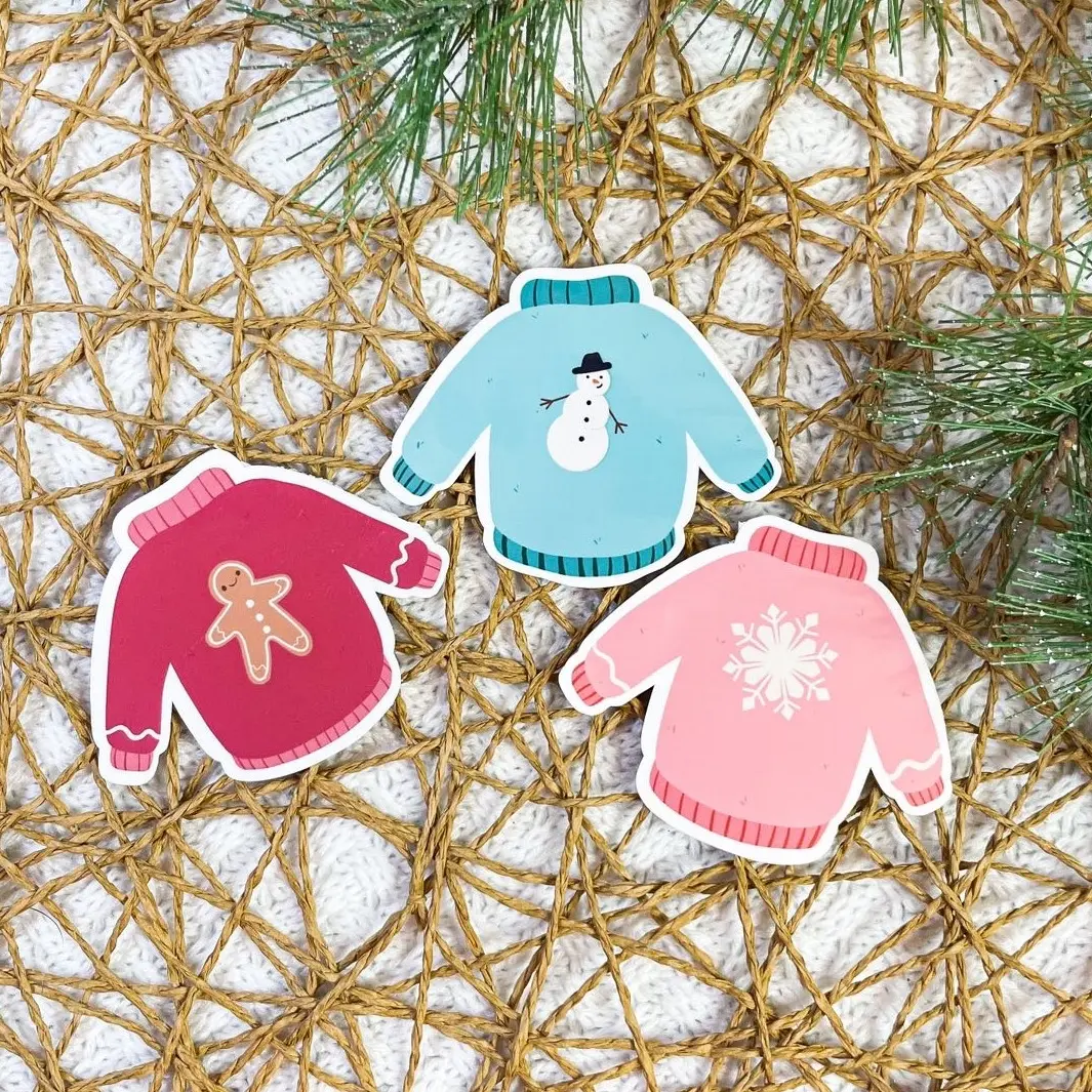 Ugh sweater stickers