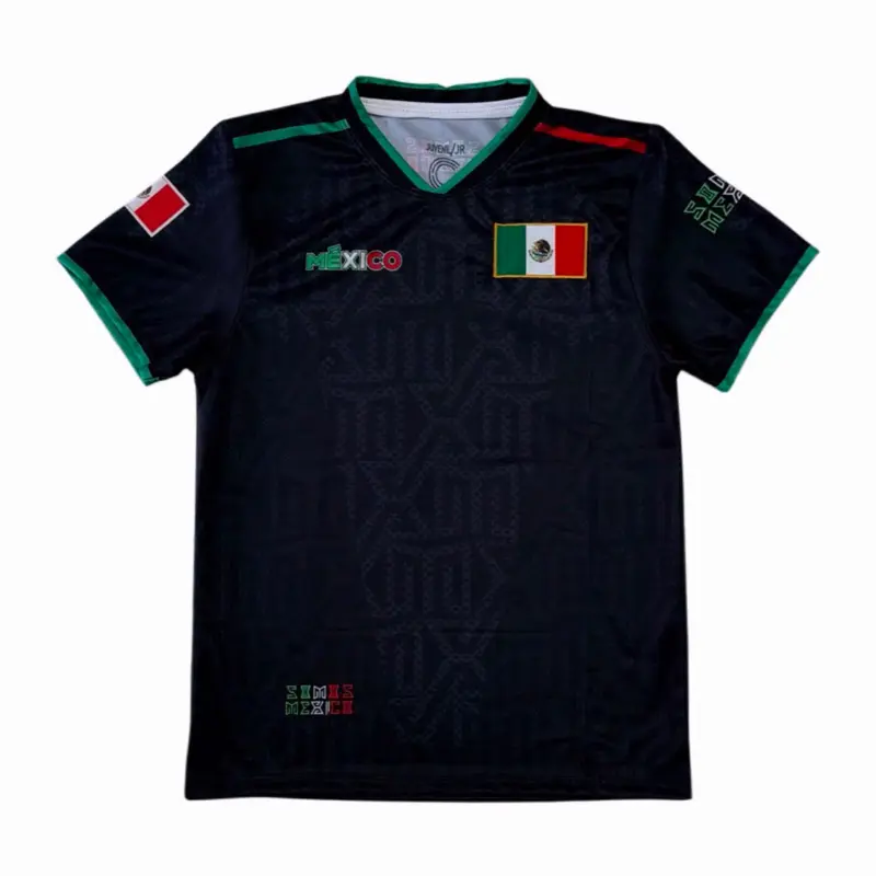 2026 Mexico Away Unisex Football Jersey - Traditional Design Pattern, Short Sleeve, Machine Washable Professional Sportswear Clothing for Sports Fans