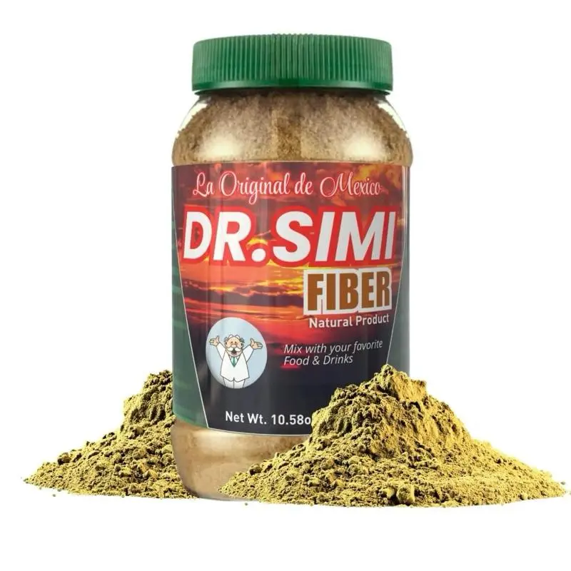 Dr.Simi (Doctor Simi) La Original Fibra de Mexico Daily Fiber Supplement 300g (10.5oz) - New Packaging, Same Viral Formula - All-Natural Blend with Wheat Bran, Maguey, Cocoa - Digestive, Gut Health Support - Ideal for Foods, Smoothies