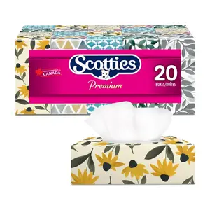 Scotties Premium 2 Ply Facial Tissues 126 Count (Box of 20)