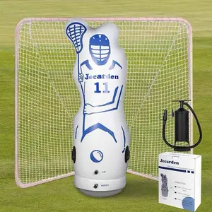 nflatable Lacrosse Goalie Lacrosse Shot Blocker Dodging Dummy for Lacrosse (Goal NOT Included) with Air Pump Lacrosse Training Equipment