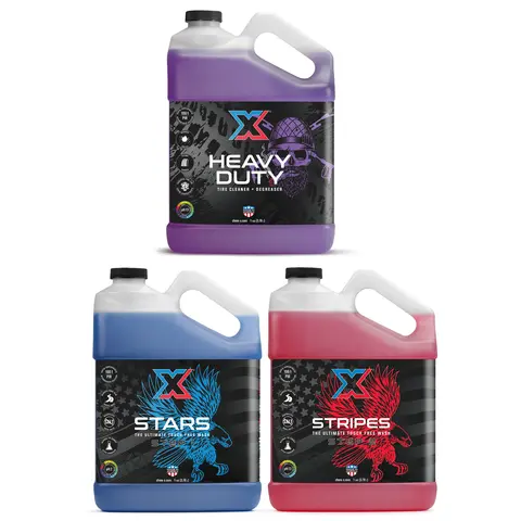 Automotive Engine Care Clean & Degrease Bundle - Automobile Engine Cleaner, High Efficiency Degreaser, Car Washing & Maintenance Soap for Grease and Grime Removal, Hands-Free Spotless Shine
