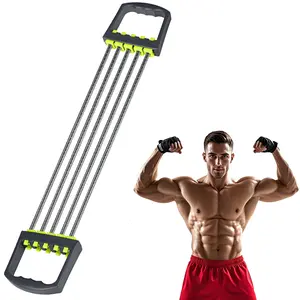 Chest Expander for Chest Arm Legs Shoulder Back Muscles Training, Chest Exerciser for Men with 5 Removable Ropes, Fitness Training Set for Pilates Push Ups Full Body Home Gym Workout Band，TikTokShopBlackFriday