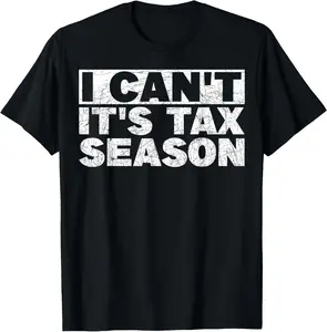 100% Cotton Funny CPA Accountant Gift Taxation Tax Returns Taxes T-Shirt