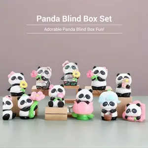 Floral Panda Chubby Blind Toys Blind Bag Collectible