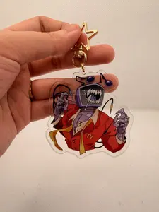 Feral Tenna Deltarune Acrylic Keychain - 2.5-inch