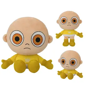 26cm The Baby In Yellow Plush Toy Kawaii Horror Game Baby Stuffed Doll Soft Plushie Kids Birthday Gift