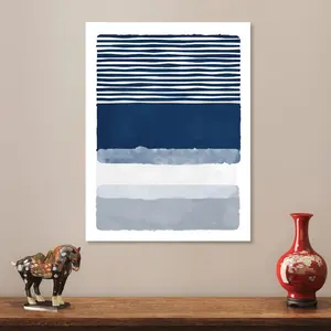 Abstract Stripe Canvas Painting, Minimalist Ink Pattern, Used For Home Living Room Decoration, Enhance Space Style; Bedroom Bedside Embellishment, Create A Warm Atmosphere