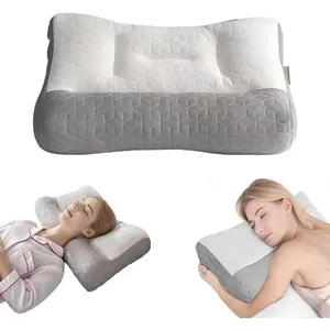 Deep Sleep Pillow, Sleep Pillow, Sleep Pillows Ergonomic Pillows for Neck and Shoulder, Side Back Stomach Sleepers,Bed Pillows,Cervical Protection,Cervical Pillow for Relieving Cervical,Soft Pillow for Side Sleepers