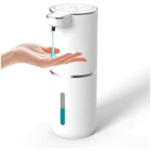 Automatic soap dispenser, USB-charged electric liquid soap dispenser, intelligent soap dispenser, suitable for home, kitchen and bathroom