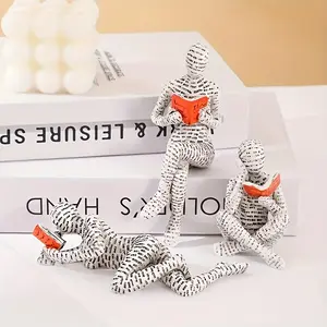 Modern abstract reading doll - Unique resin home decor for bedroom, desk, office | Perfect holiday gift for friends, family, lover Abstract Figure Sculpture