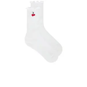 Malbon X Hvn Allita Sock in White