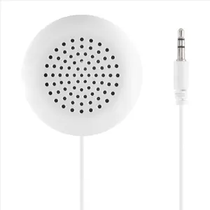 Mini White 3 5mm Pillow Speaker For iPhone iPod CD Radio MP3 Player GL