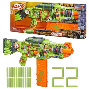 Zombie Corrupter Dart Blaster, 22 Elite Darts, Outdoor Games, Christmas Gifts
