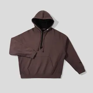 ANTA Hélà Echo Hoodie Kyrie Irving Cotton Hoodie Sweatshirts Brown Polyester Tops Long Sleeve