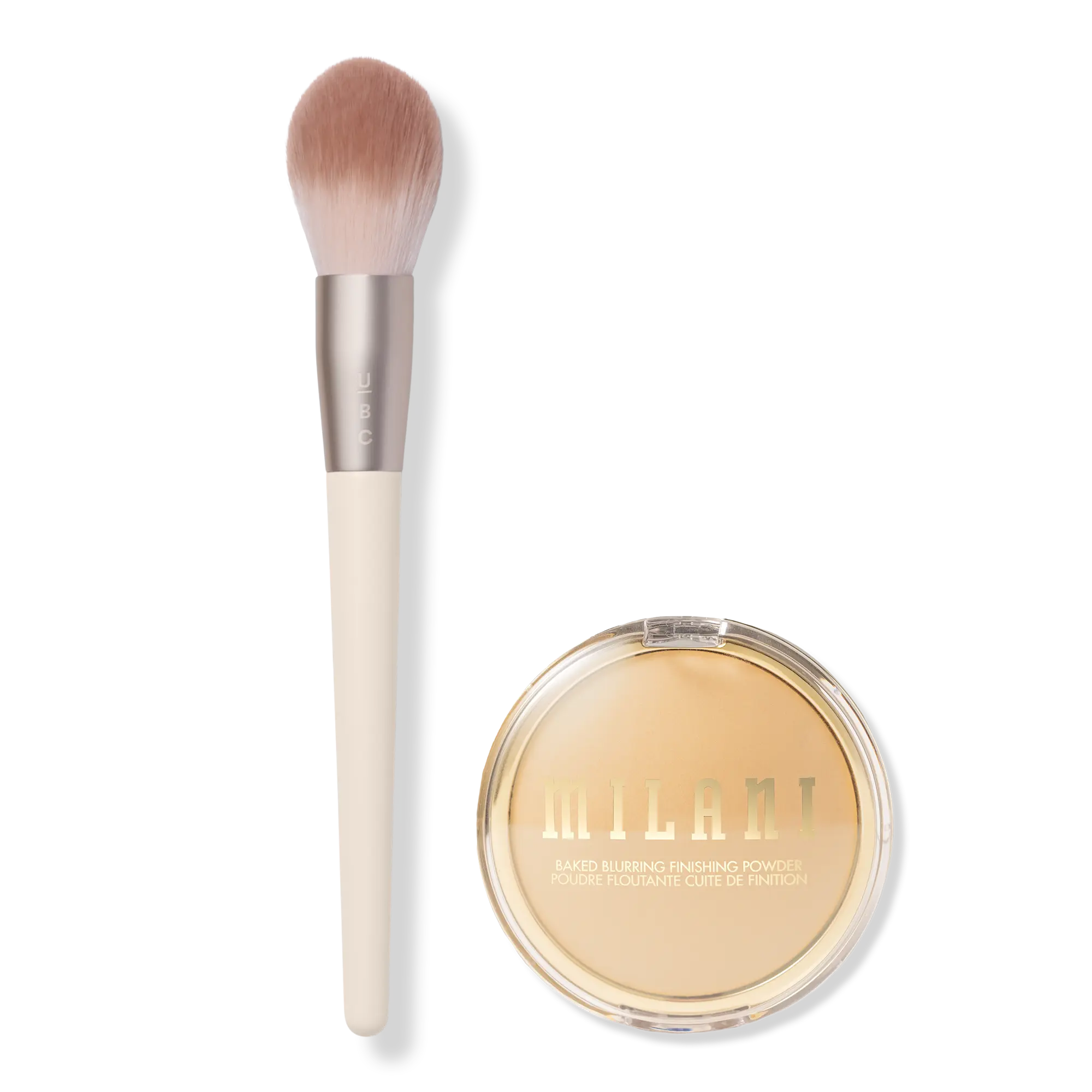 Milani Milani Baked Blurring Powder X Ulta Beauty Collection Precision Powder Brush Duo