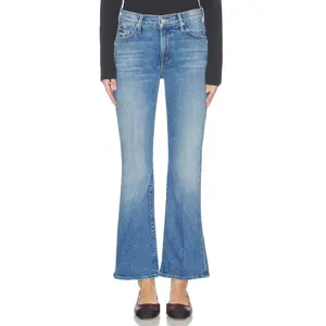 MOTHER The Outsider Flood Jeans in Heads Or Tails