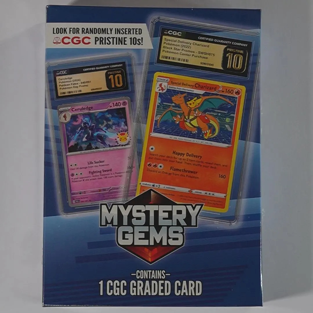 Mystery Gems CGC Graded Pokmon Card (1 Card Per Box) Collectible Booster Packs Trading Card Pack - TikTok Shop Mystery Gems CGC Graded Pokmon Card (1 Card Per Box) Collectible Booster Packs Trading Card Pack - TikTok Shop