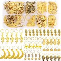 50pcs golden Hair Jewelry