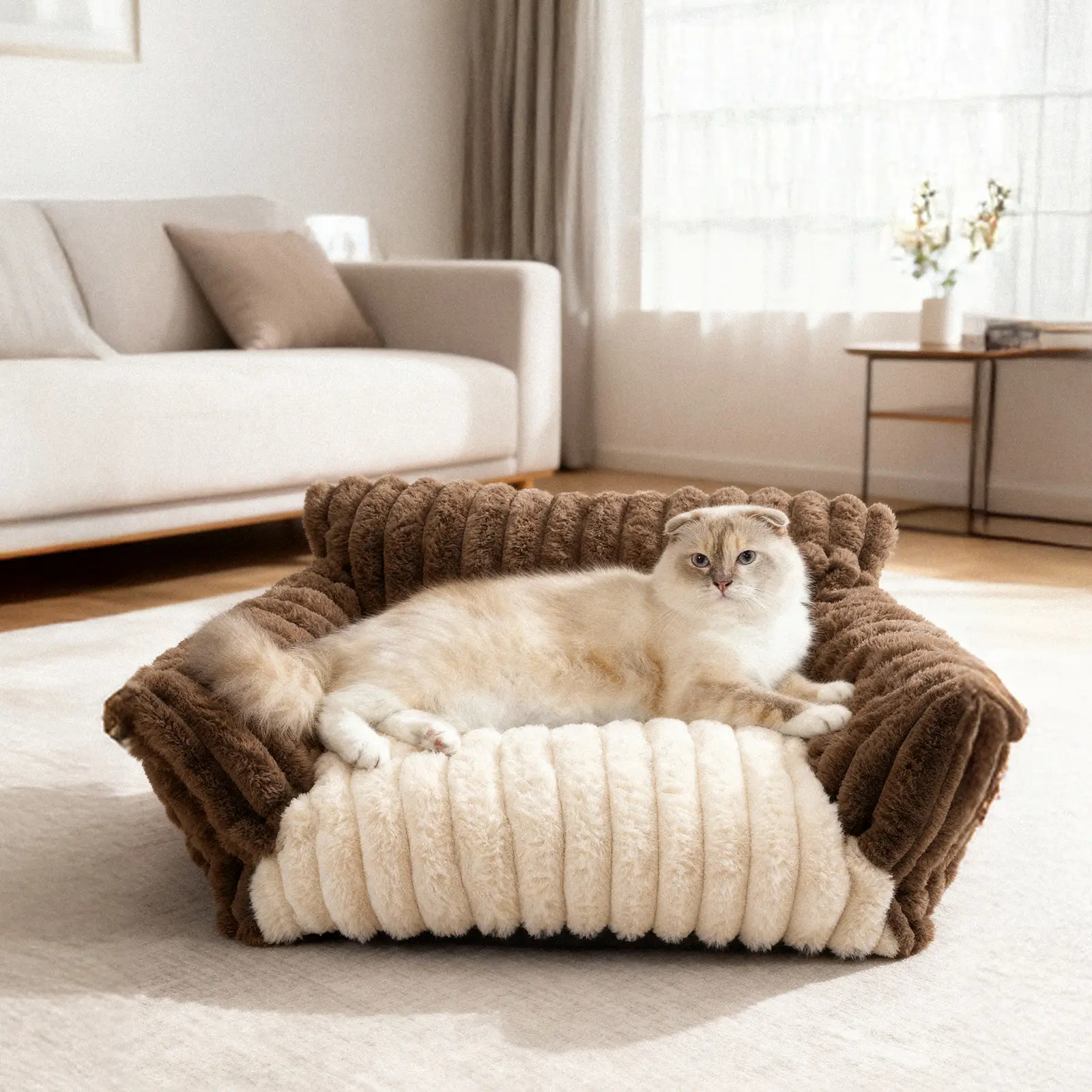 Fluffy cat sock - TikTok Shop