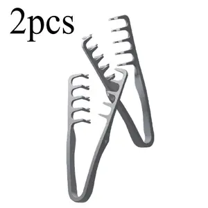 2 Pcs Korean Volumizing Hair Parting Comb, Universal Hair Styling Tool, Suitable for All Hair Types, Ideal for Home & Salon Use